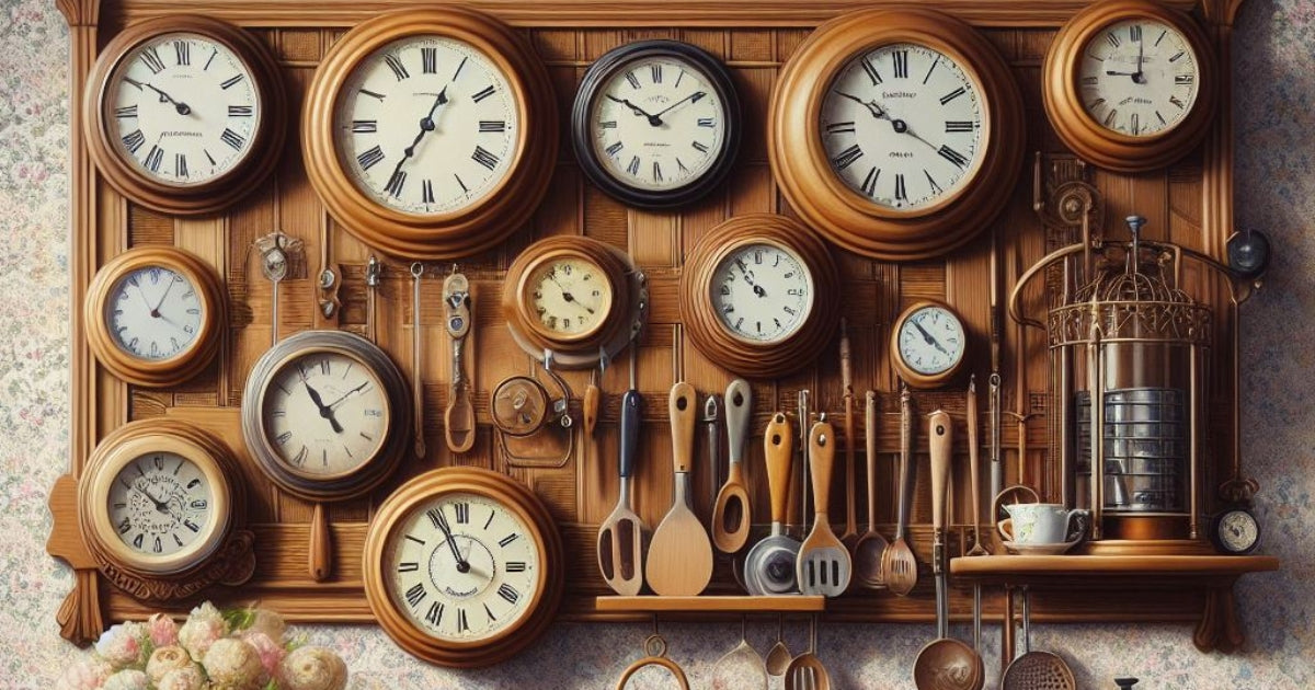 Tick-Tock, Tick-Tock: How Vintage Kitchen Wall Clocks Enhance Your Home Decor