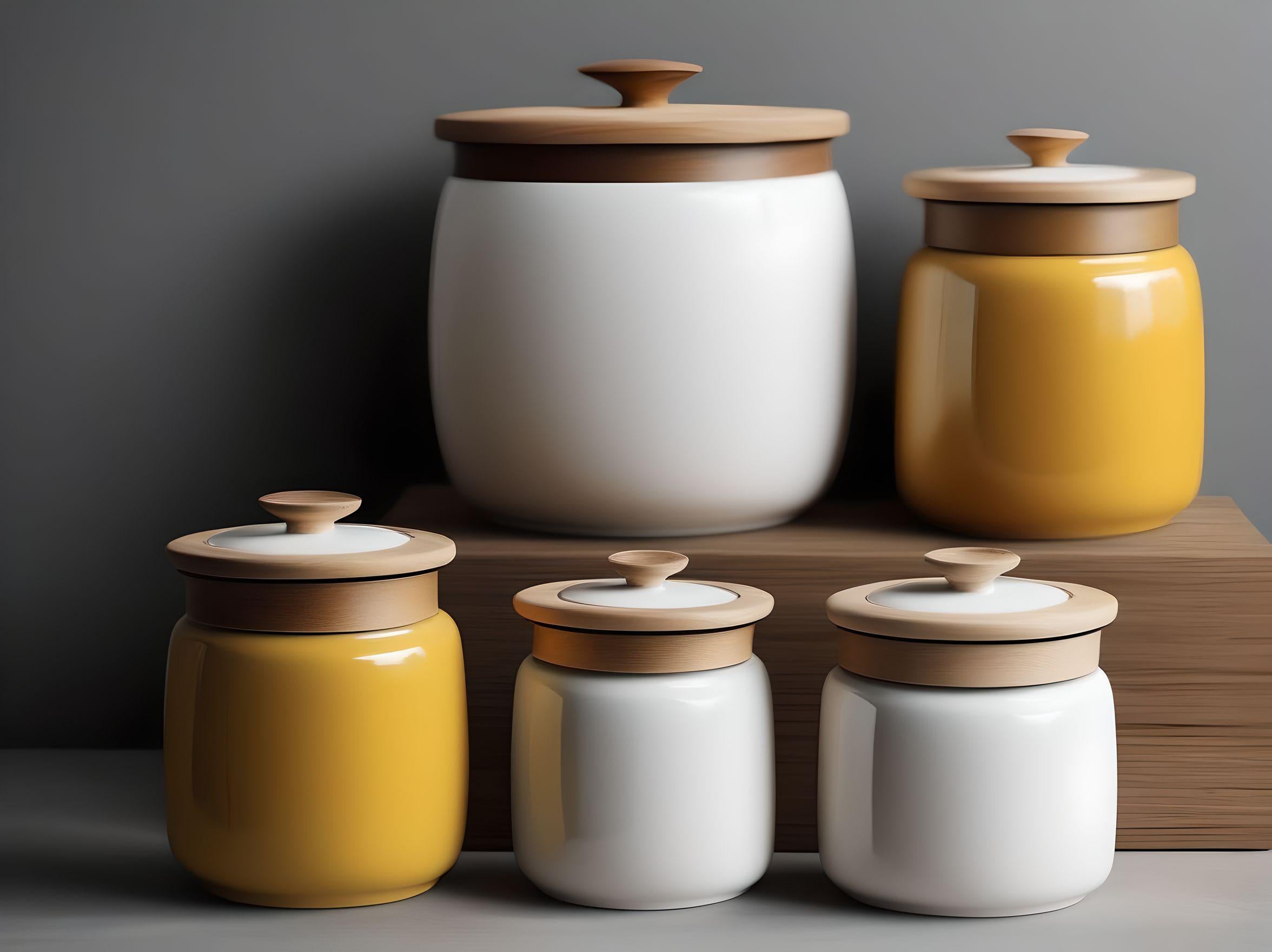 Storing Spices in Style: Ceramic Jars for Your Kitchen