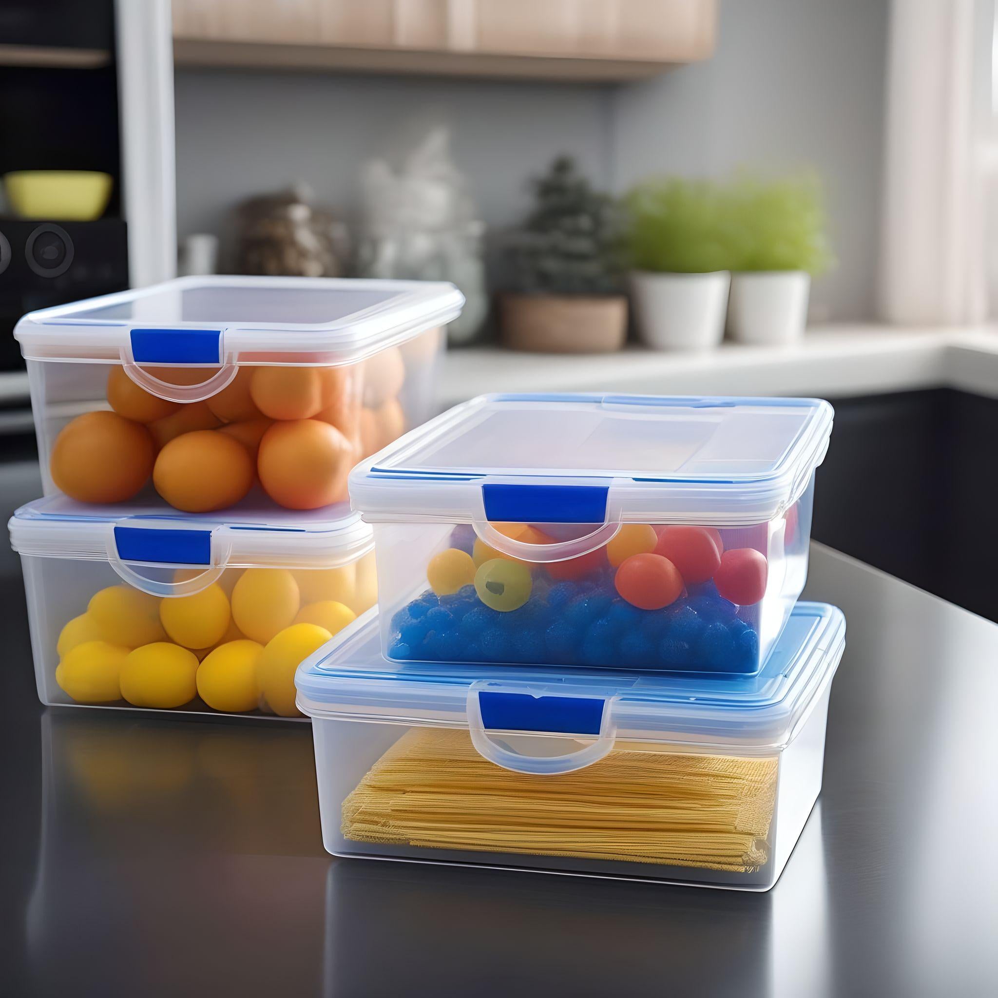 Small Plastic Boxes to Maximize Your Food Storage Cabinets