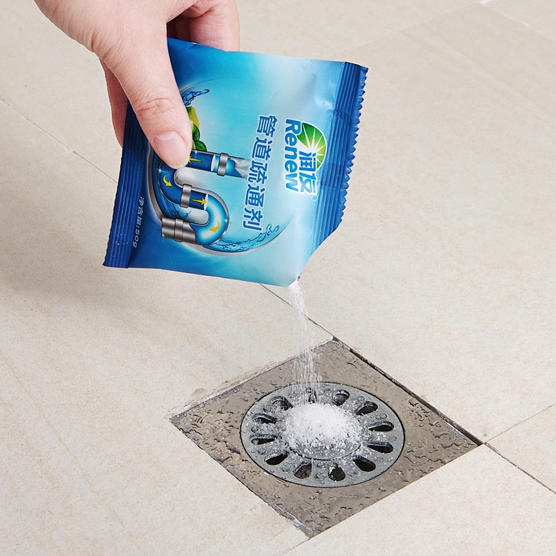Powerful sink drain cleaners