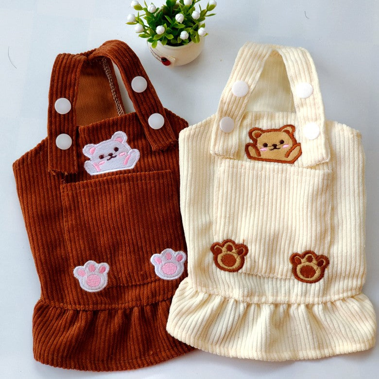 Pet Spring and Autumn Bears Clothes 