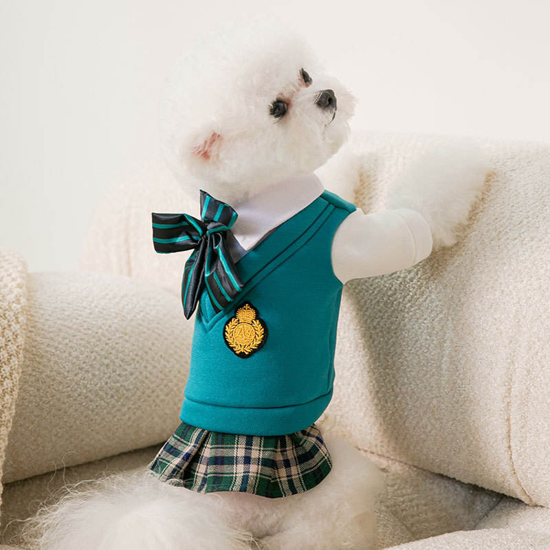 Autumn And Winter Puppy Dog College Style Uniform 