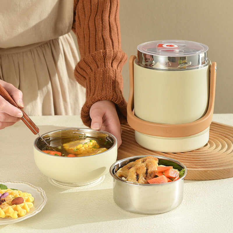 Food in the Stainless Steel Insulated Lunch Box