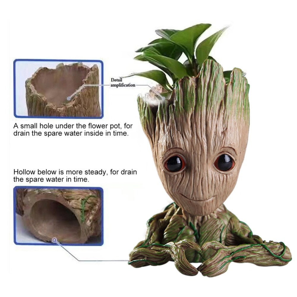 Creative Flowerpot Baby Action Figures