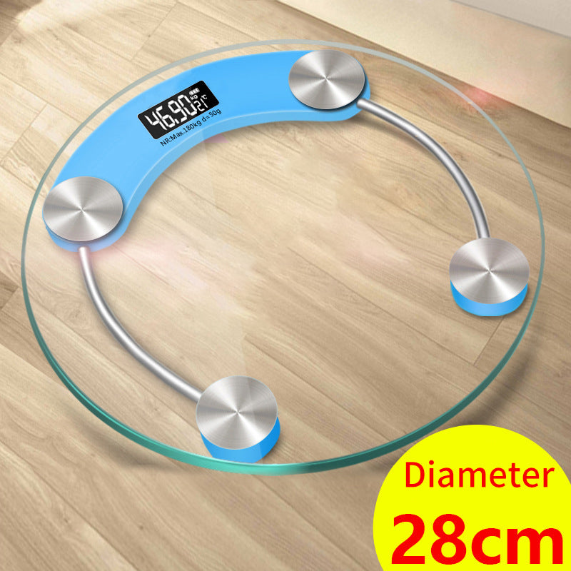 Household Transparent Round Body Scale