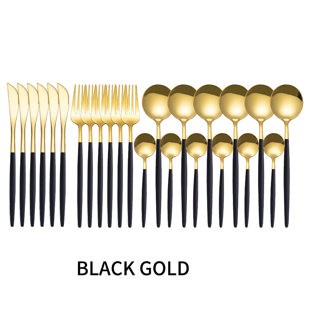 Black Gold 24 Piece Set