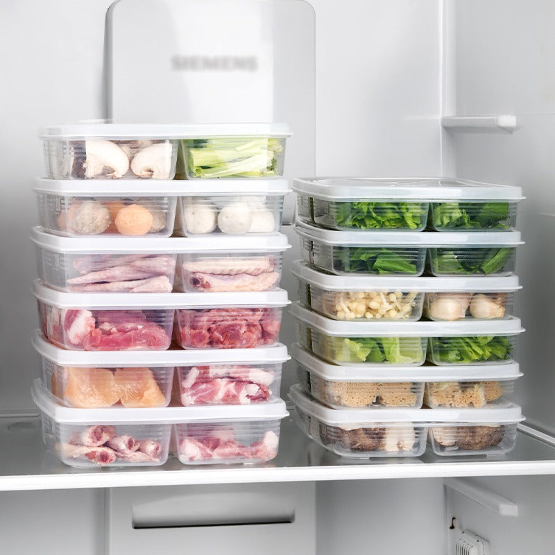 FOOD SAFE COMPARTMENT BOX TRANSPARENT