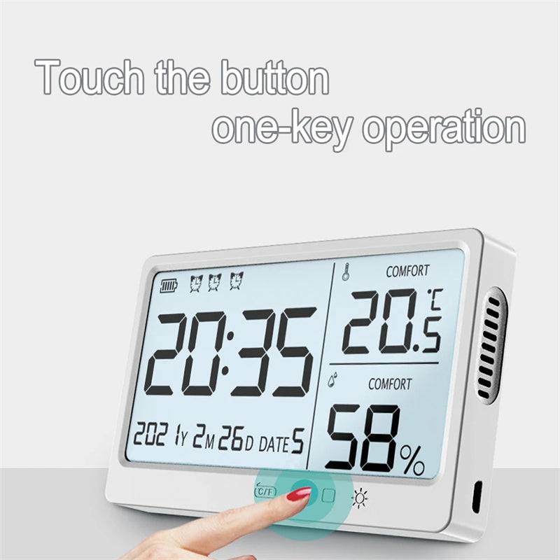 humidity and temperature clock