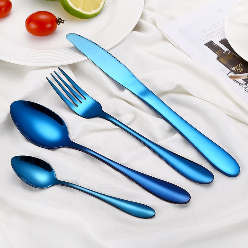 Multi-Colors Rainbow Cutlery Set