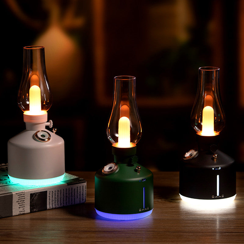 Time Light Humidifier USB Spray Air Humidification LED Colorful Night Light Home Office Car Desktop Sprayer