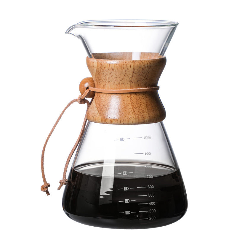 Hand Brewed Glass Coffee Pot