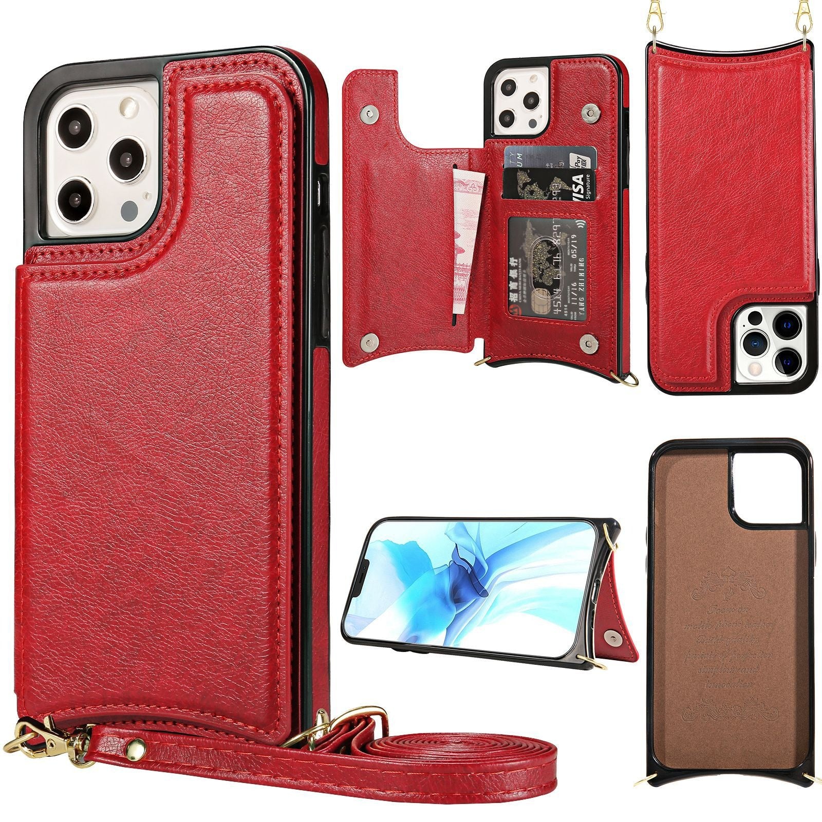 iPhone 14 phone leather case 