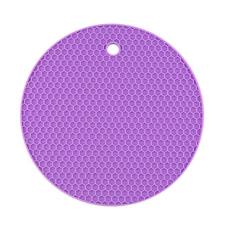Purple Color Silicone Trivet