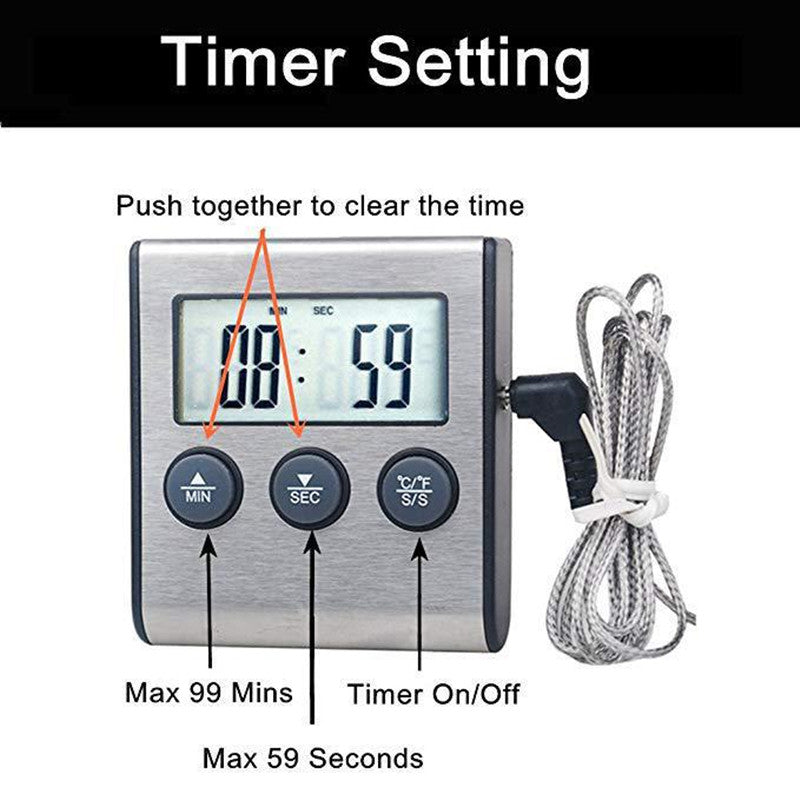 Electronic Kitchen Liquid Thermometer Probe