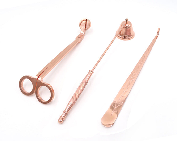 Candle scissors candle extinguisher candle core hook aromatherapy candle tool home three-piece suit