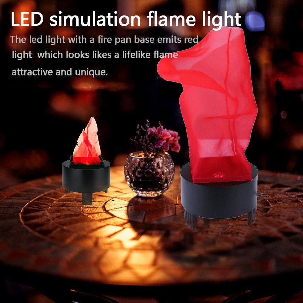 LED Flame Lights Bonfire Simulation