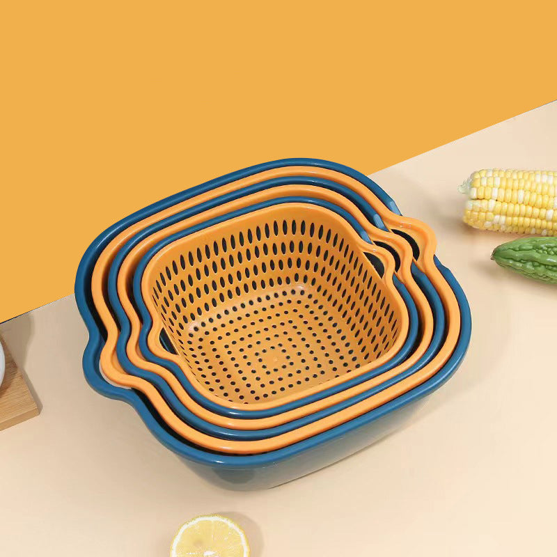 Double Layer Household Drain Basket