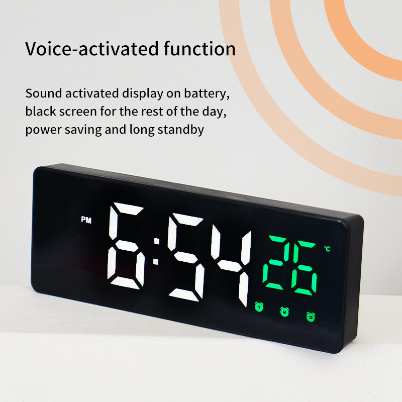 Voice activated small led Clock 