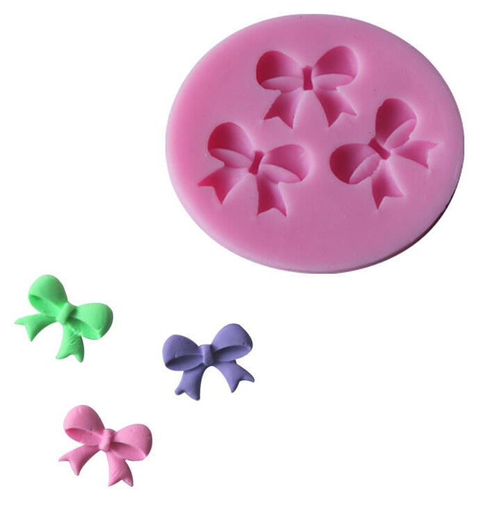 Small Size Bow Tie Shape Silicone Moulds