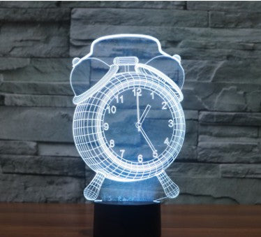 Blue Led Light Clock