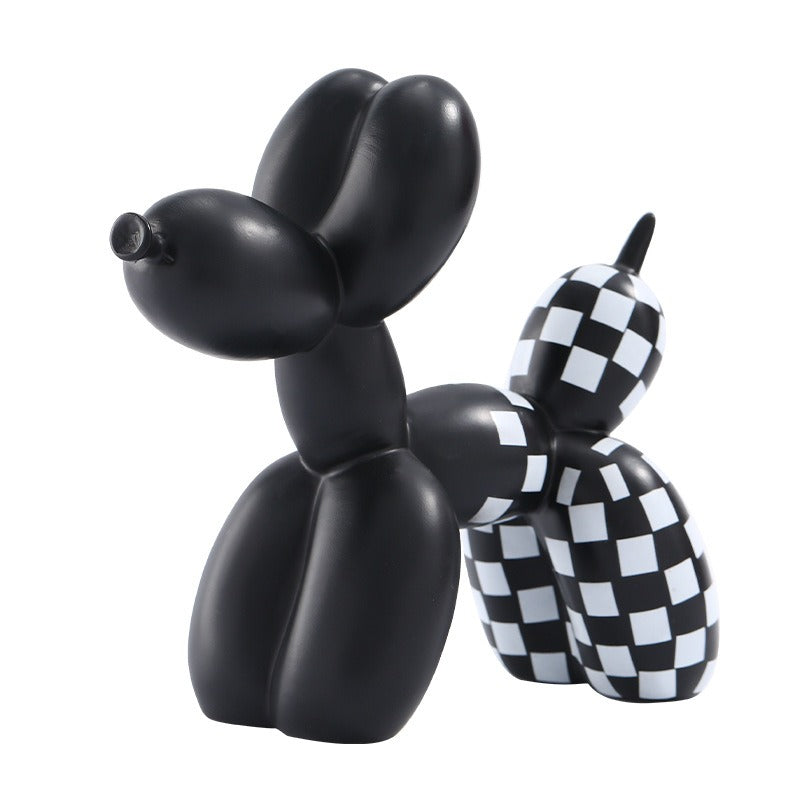 Fluid Balloon Dog Resin Decoration