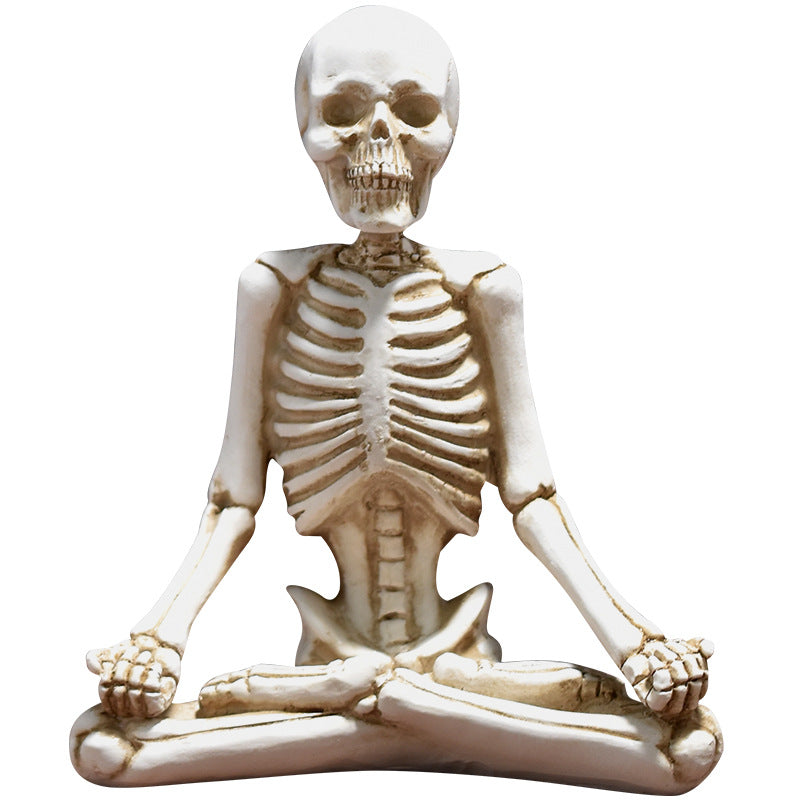 Halloween Ghost Festival Yoga Skull