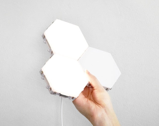 Quantum Hexagon Lights for Wall