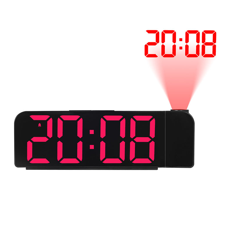 Black Surface Red Light alarm clock