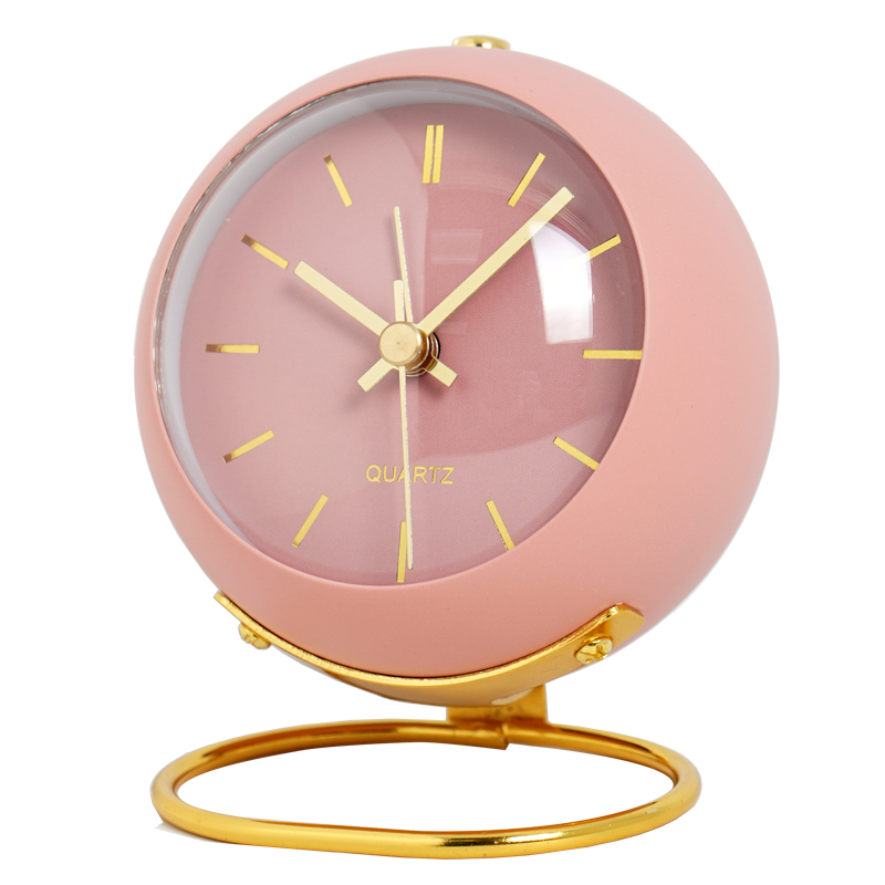 Nordic creative electronic desk clock | Pink Color Desk Clock