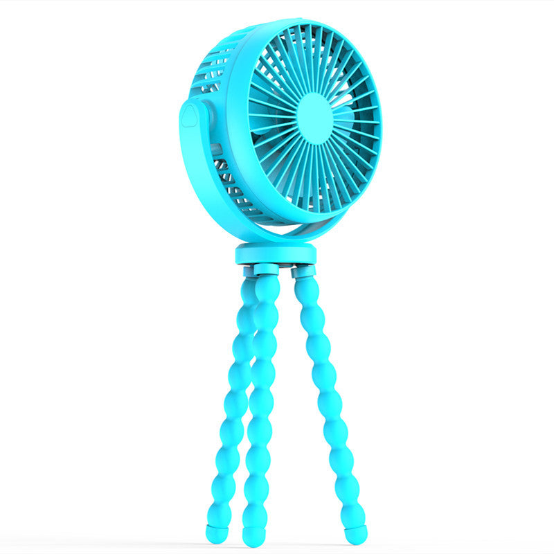 Mini Octopus Baby Stroller Fan 