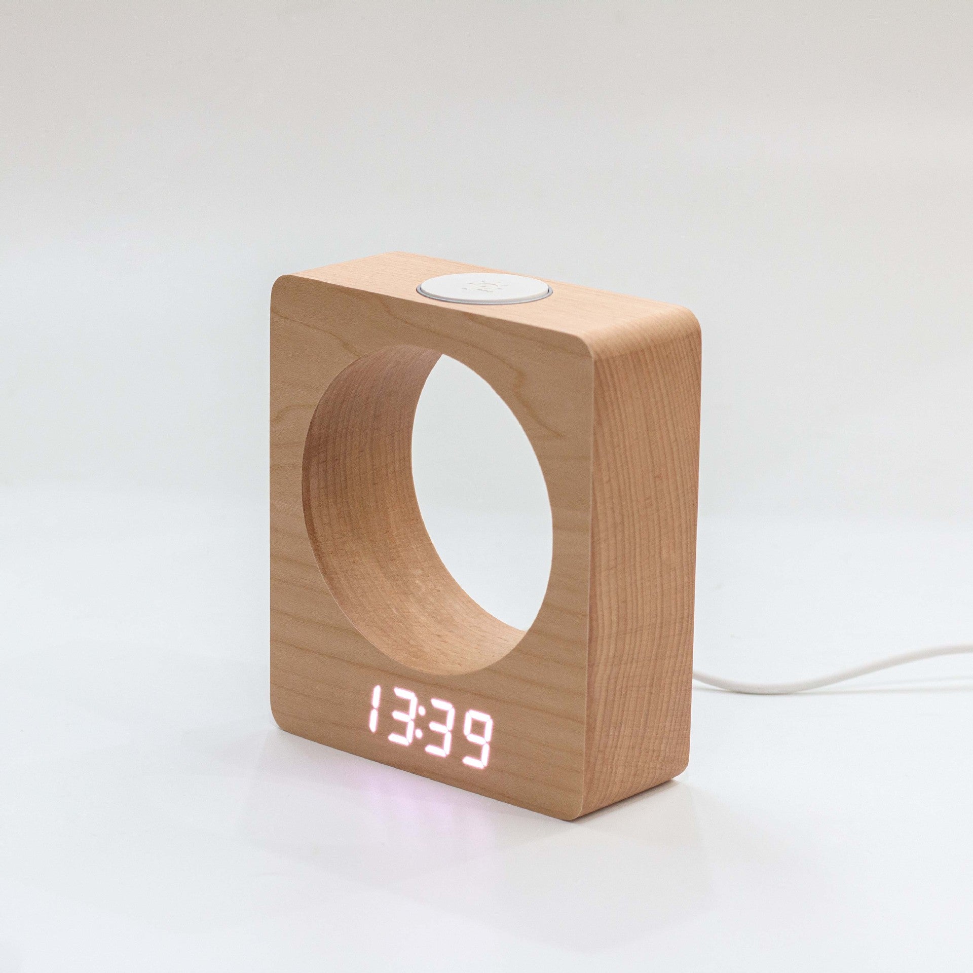 digital wooden alarm clock | Love Gadgets