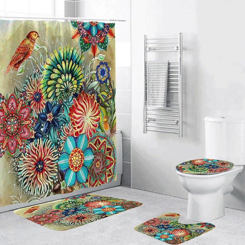 3D Waterproof and Mold Proof Shower Curtain