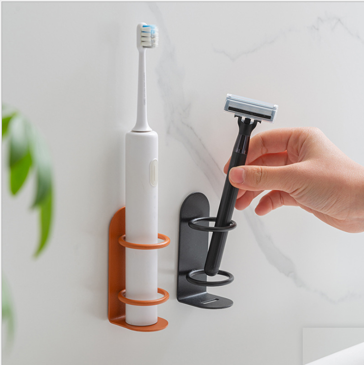 Bathroom Stainless Steel Stick Hook Toothpaste and Toothbrush Holder