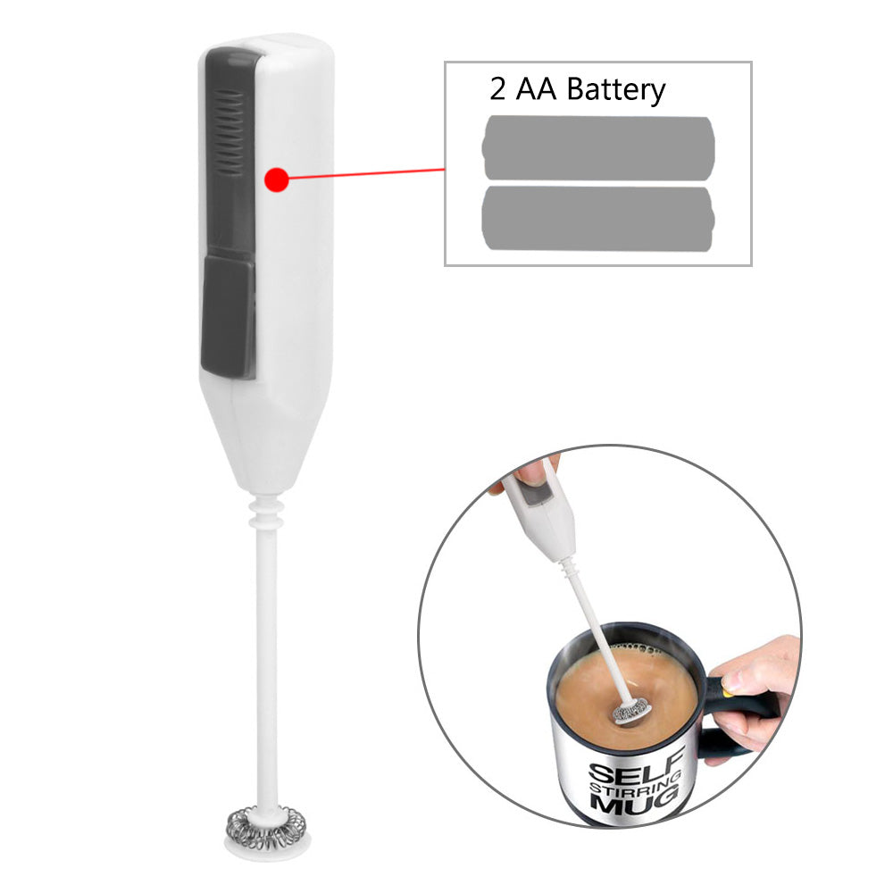 Milk Frother Electric Egg Beater battery
