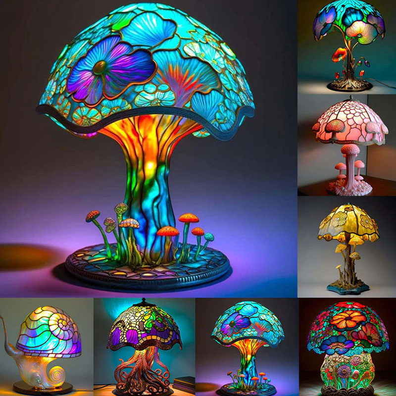 Magic Illusion Mushroom Lamp Vintage