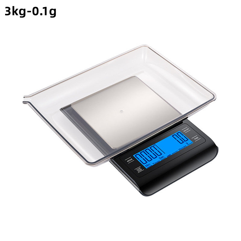 Touch screen hand brewed coffee electronic scale