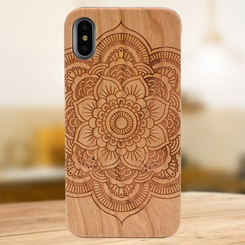 Laser Engraving Real Wood Cell Phone Case