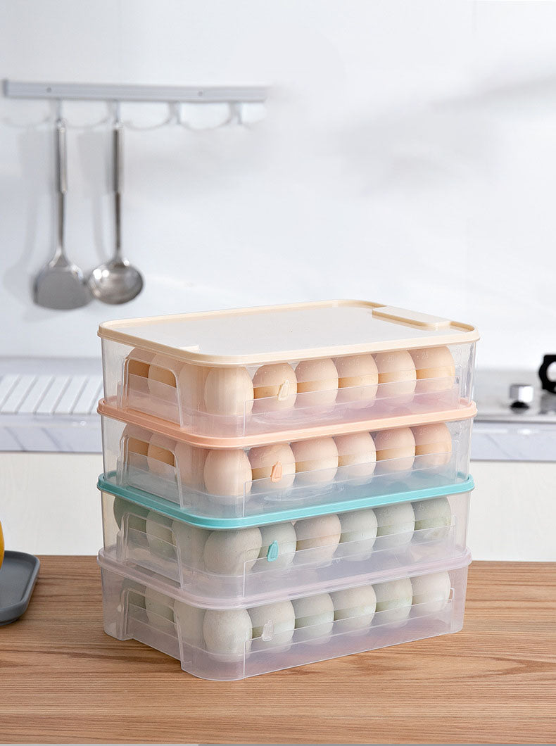 Egg Storage Box Plastic Rack