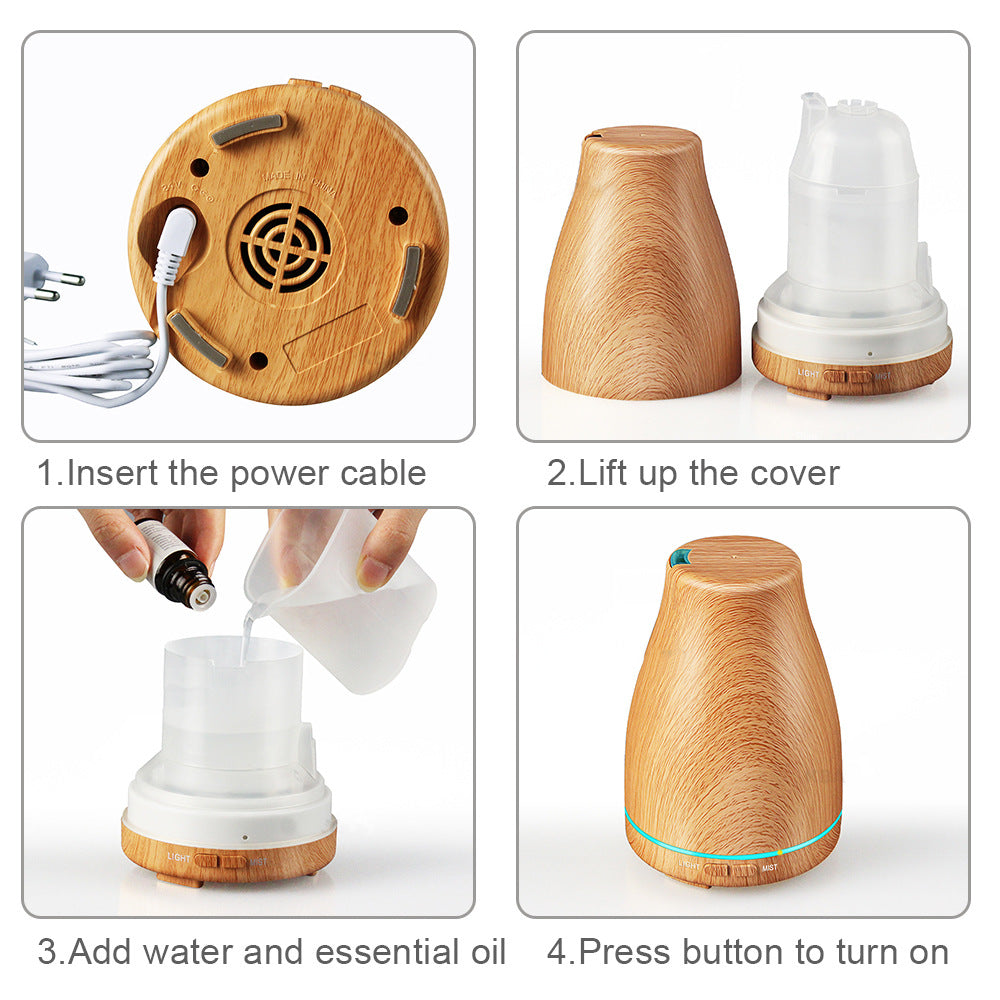 Air Home Humidifier Wood Grain