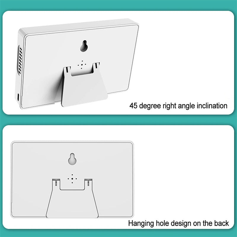 digital clock thermometer stand 