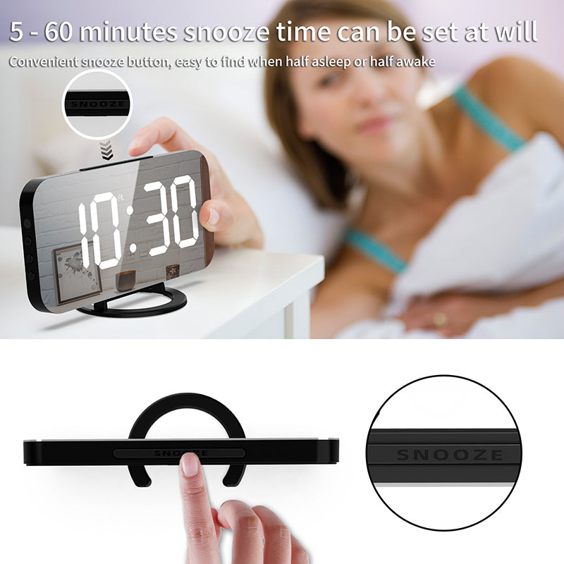 Desk clocks for Convention snooze time button  