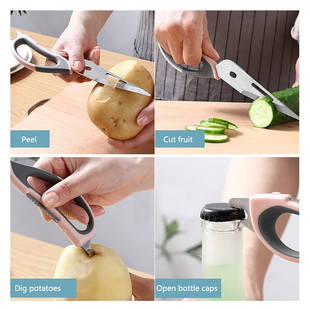 Kitchen Scissors Multifunctional Poultry Bottle Opener