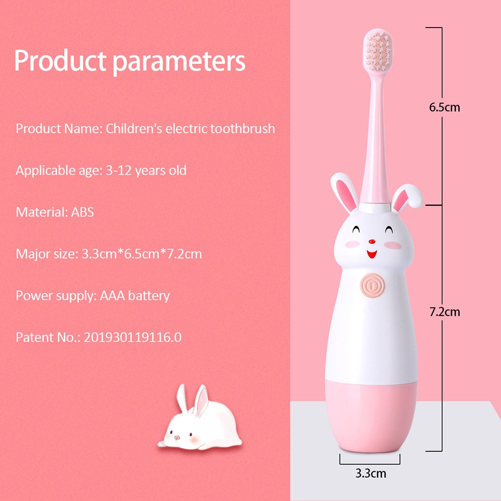  Children Electric Toothbrush Cartoon Pattern