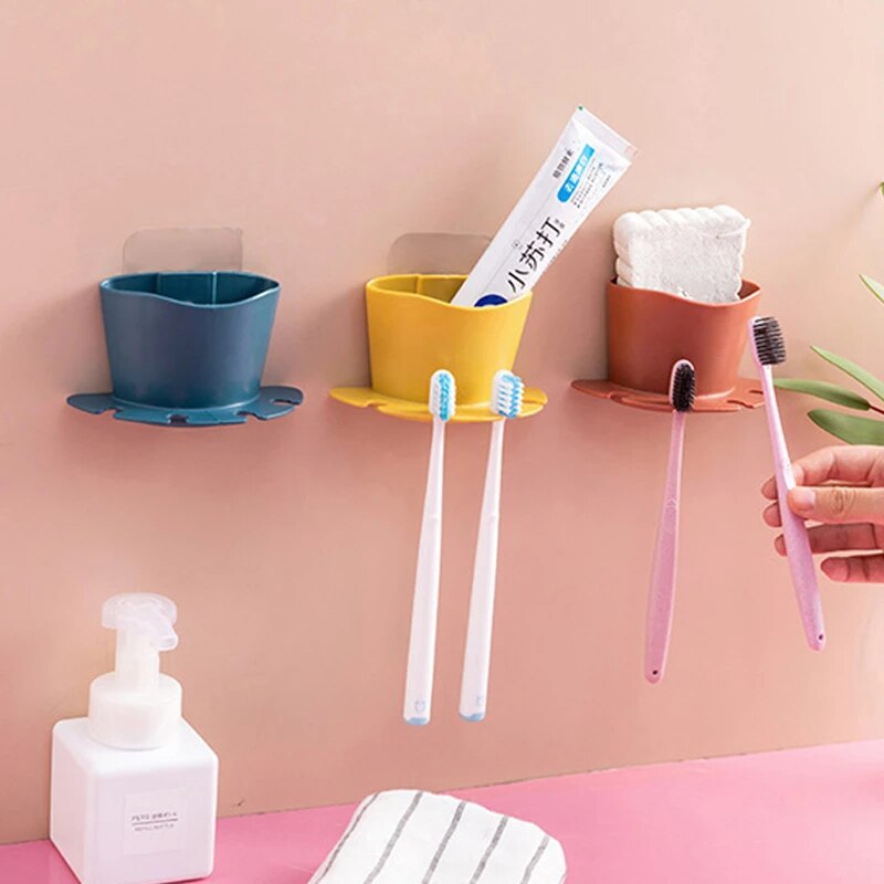 Toothbrush Holder Bathroom Multifunctional Rack