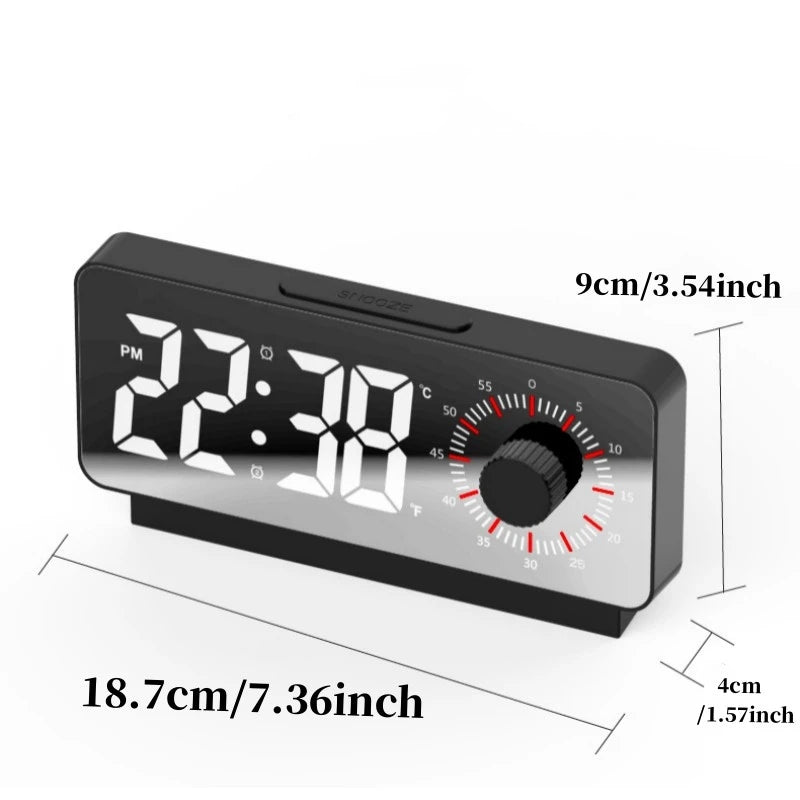 table top clock size