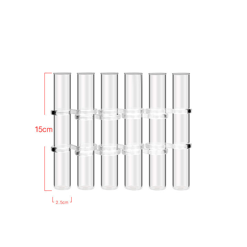 INS Wind Home Test Tube Vase Glass