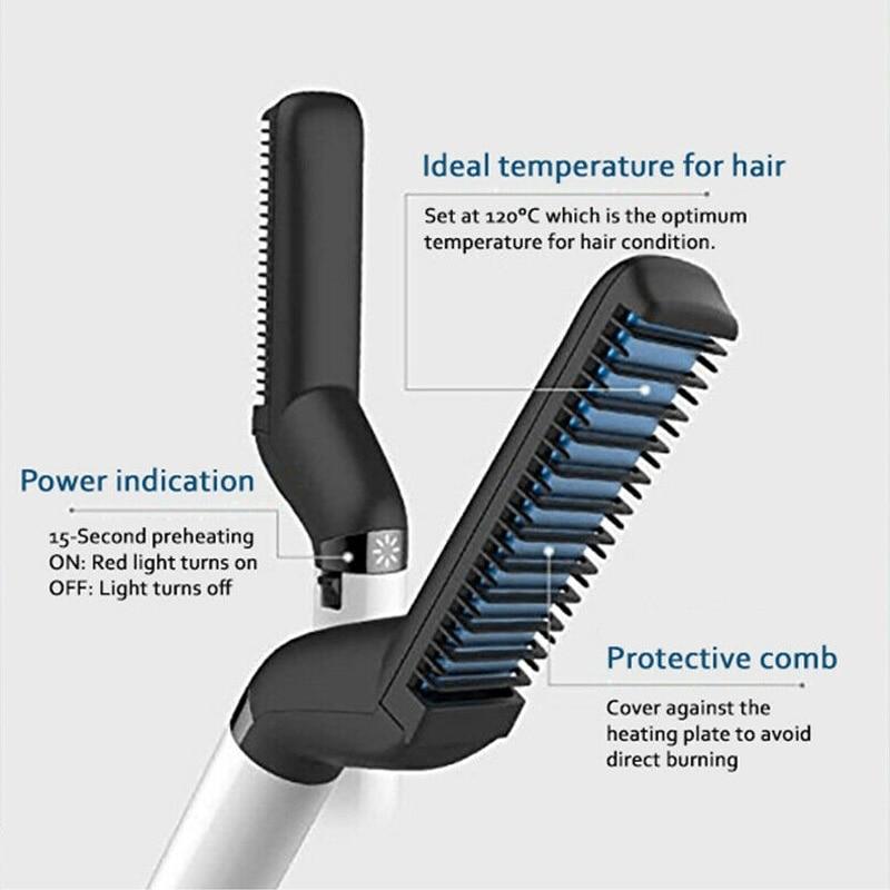 Electric Beard Straightener Comb