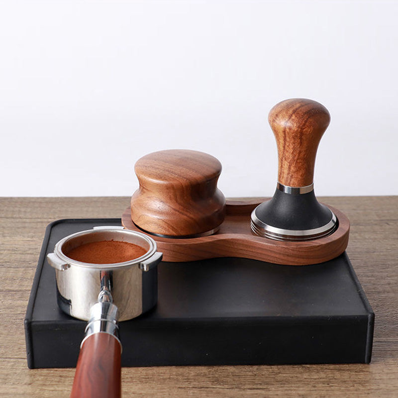 Walnut Round Base Pressing Hammer Storage Rack