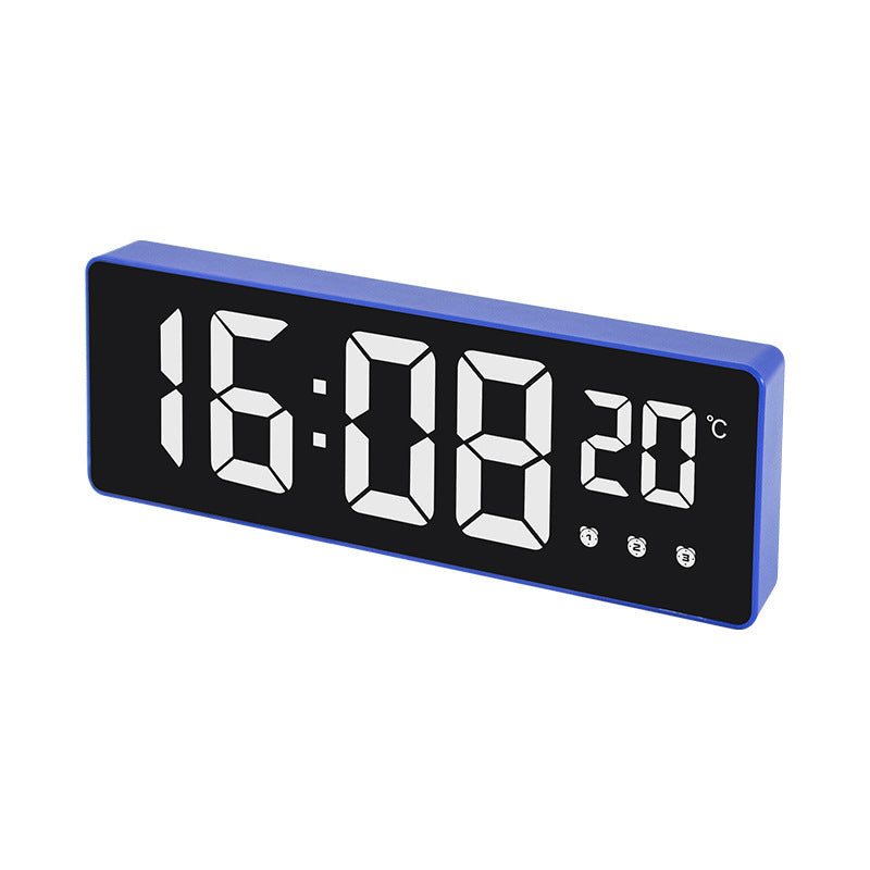 Blue timer digital clock