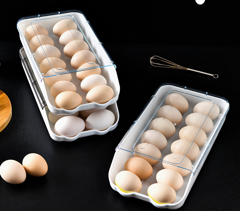 Refrigerator Rolling Egg Box 